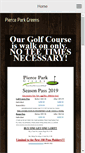Mobile Screenshot of pierceparkgreens.com