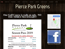 Tablet Screenshot of pierceparkgreens.com